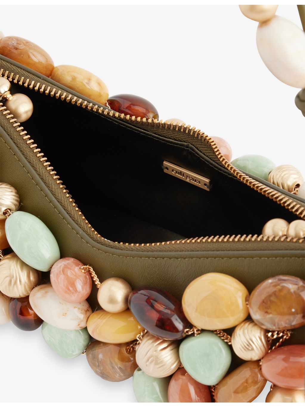 Cult Gaia Mercier mini leather clutch - British product