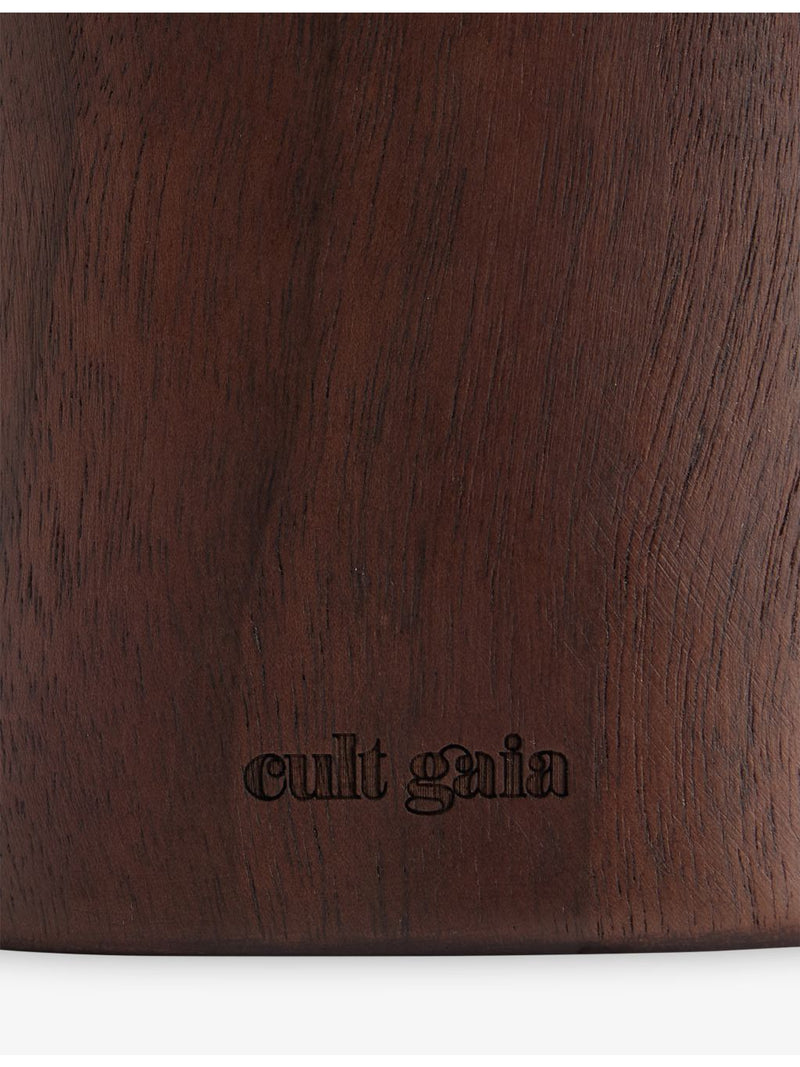 Cult Gaia Goodie wooden wristlet, imported from the UK