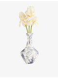 Cult Gaia acrylic vase clutch with gold-tone branding 40cm, UK version