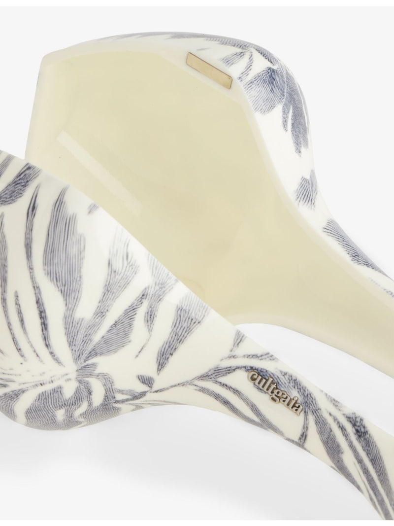 Cult Gaia acrylic vase clutch with gold-tone branding 40cm, UK version