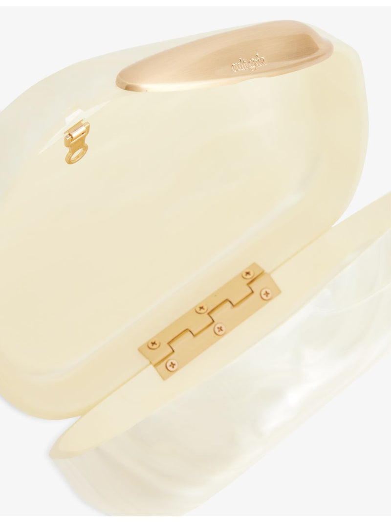 Cult Gaia Althea acrylic clutch, imported from the UK