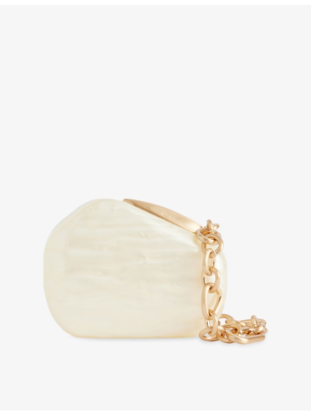 Cult Gaia Althea acrylic clutch, imported from the UK