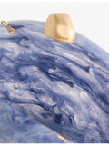 Cult Gaia Eviana acrylic clutch with marbled effect, UK version