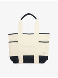 Percival contrast-panel woven tote bag, UK version