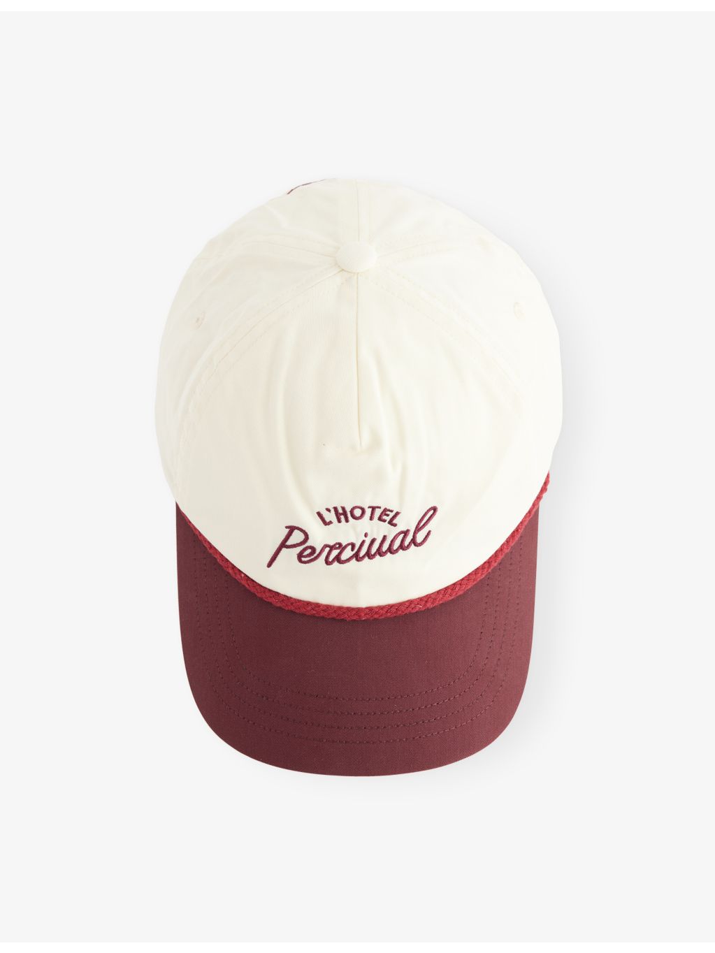 Percival Hotel embroidered trucker cap, UK version