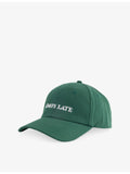 UNTIL FURTHER NOTICE slogan-embroidered cotton cap, imported from the UK
