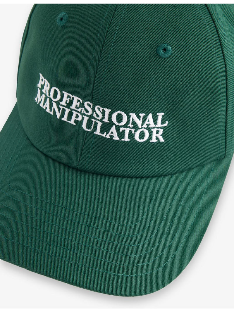 Manipulator embroidered cotton cap with adjustable buckle - British product