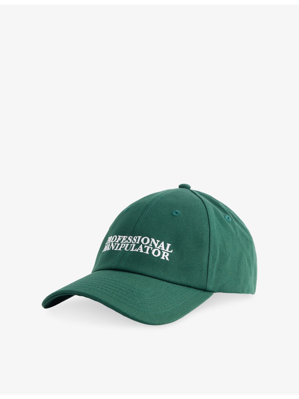 Manipulator embroidered cotton cap with adjustable buckle - British product