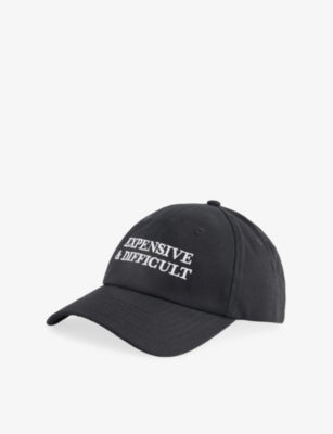 Until Further Notice embroidered cotton-twill baseball cap (British brand)