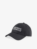 Until Further Notice embroidered cotton-twill baseball cap (British brand)