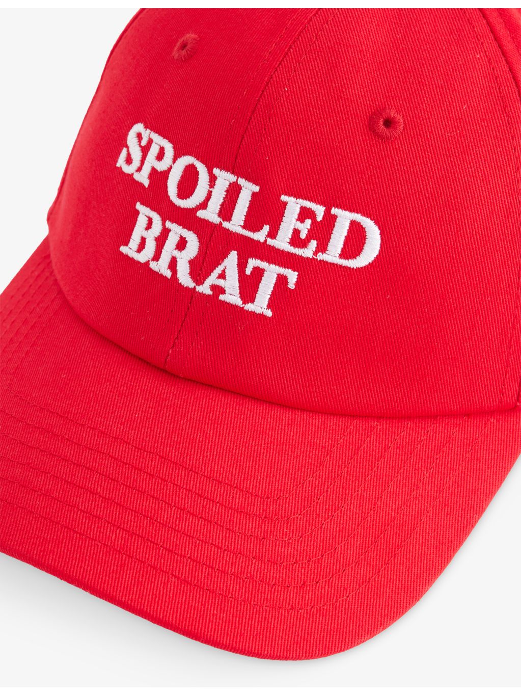 Spoiled Brat embroidered cotton cap - British product