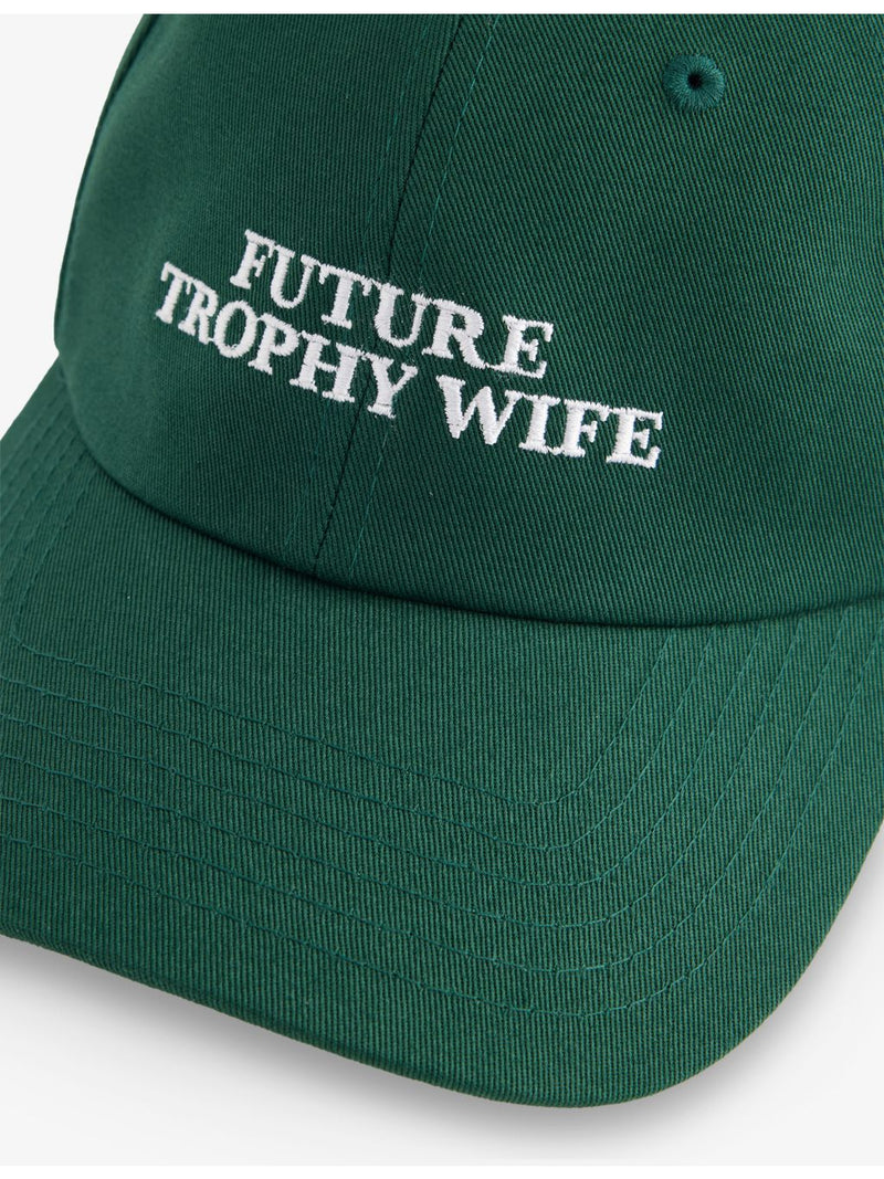 UNTIL FURTHER NOTICE Future Trophy Wife embroidered cotton cap (British brand)