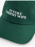 UNTIL FURTHER NOTICE Future Trophy Wife embroidered cotton cap (British brand)