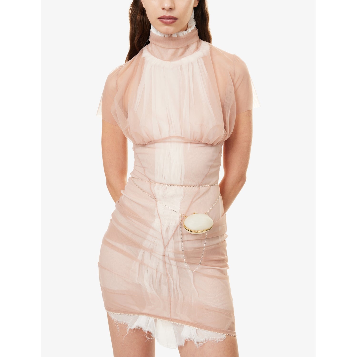 Beatriz Palacios Limosnera shell biomaterial clutch, UK version