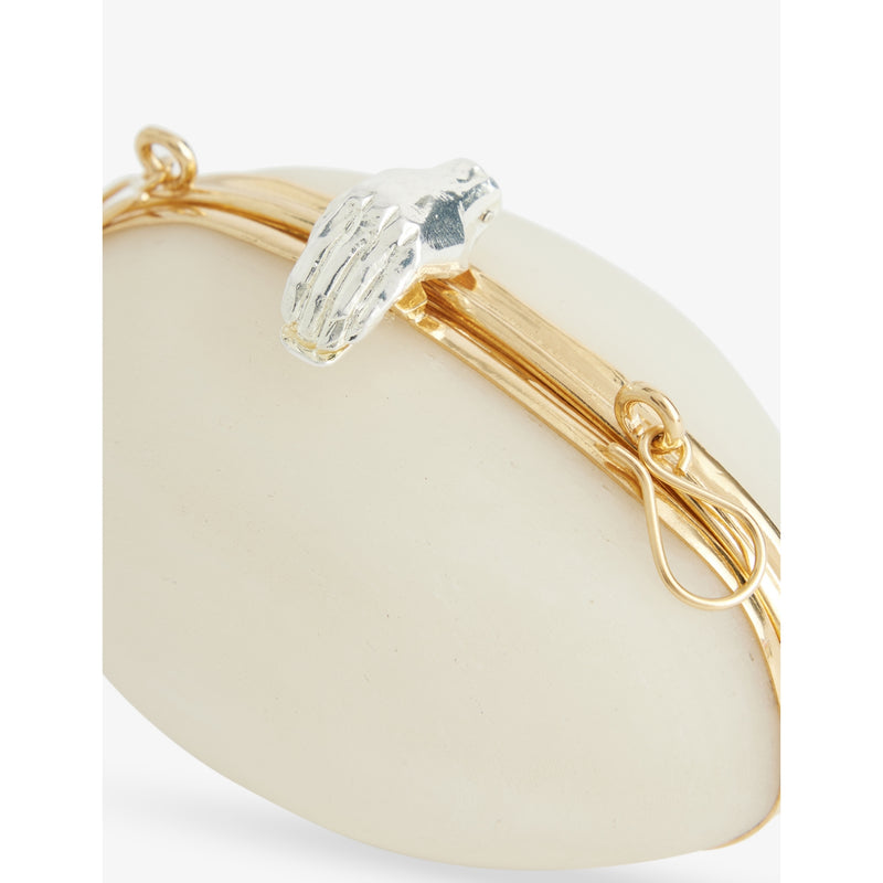 Beatriz Palacios Limosnera shell biomaterial clutch, UK version