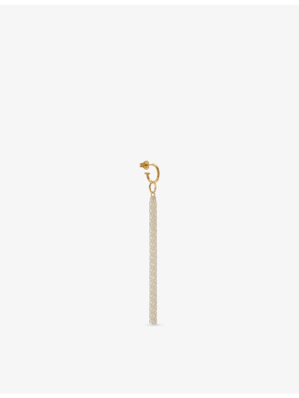 Beatriz Palacios gold-plated sterling silver single earring, imported from the UK
