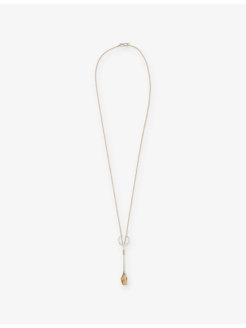 Beatriz Palacios gold-plated sterling-silver pendant necklace - British product