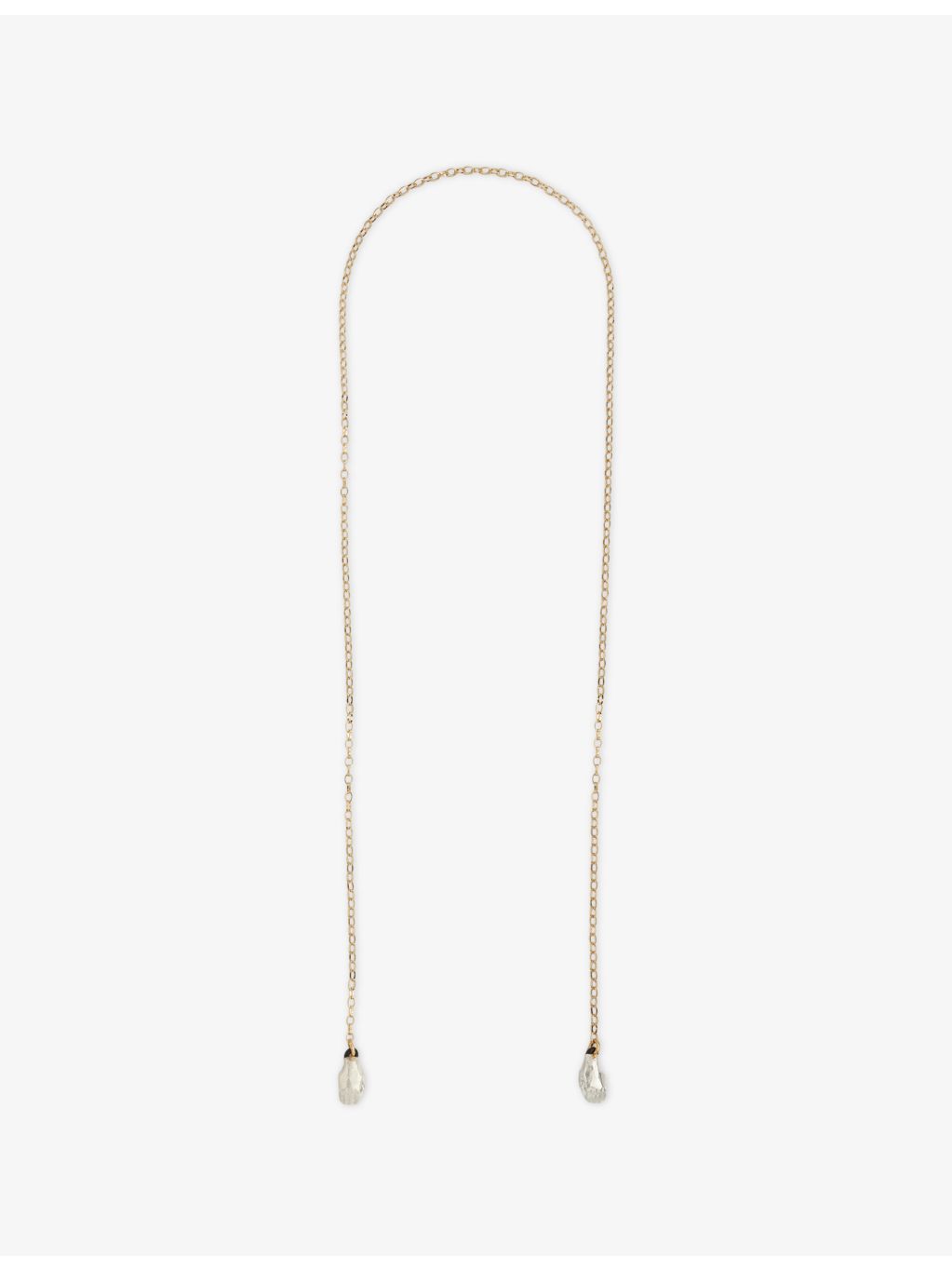 Beatriz Palacios gold and silver-plated brass eyewear chain 81cm (British brand)