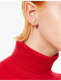 Beatriz Palacios gold-plated sterling silver earrings with pearls, imported from the UK