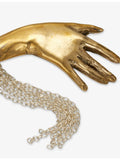 Beatriz Palacios Folk Maja gold-plated brass brooch - British product