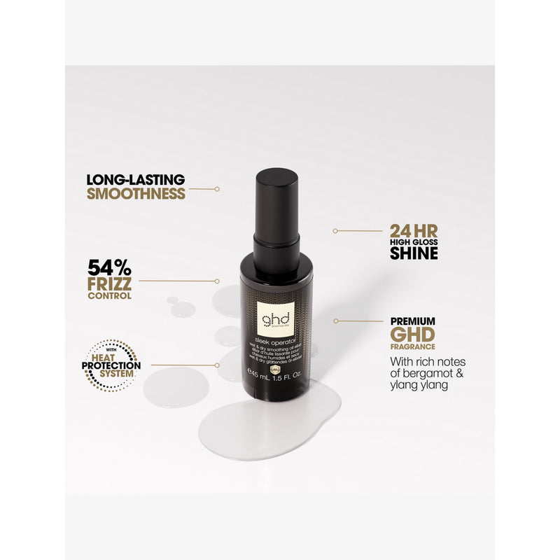 ghd Sleek Operator smoothing oil elixir 45ml, UK version