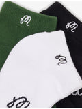 Malbon low-rise cotton socks set (British brand)
