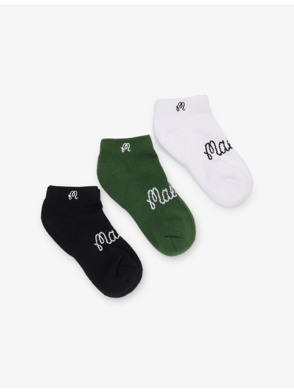 Malbon low-rise cotton socks set (British brand)