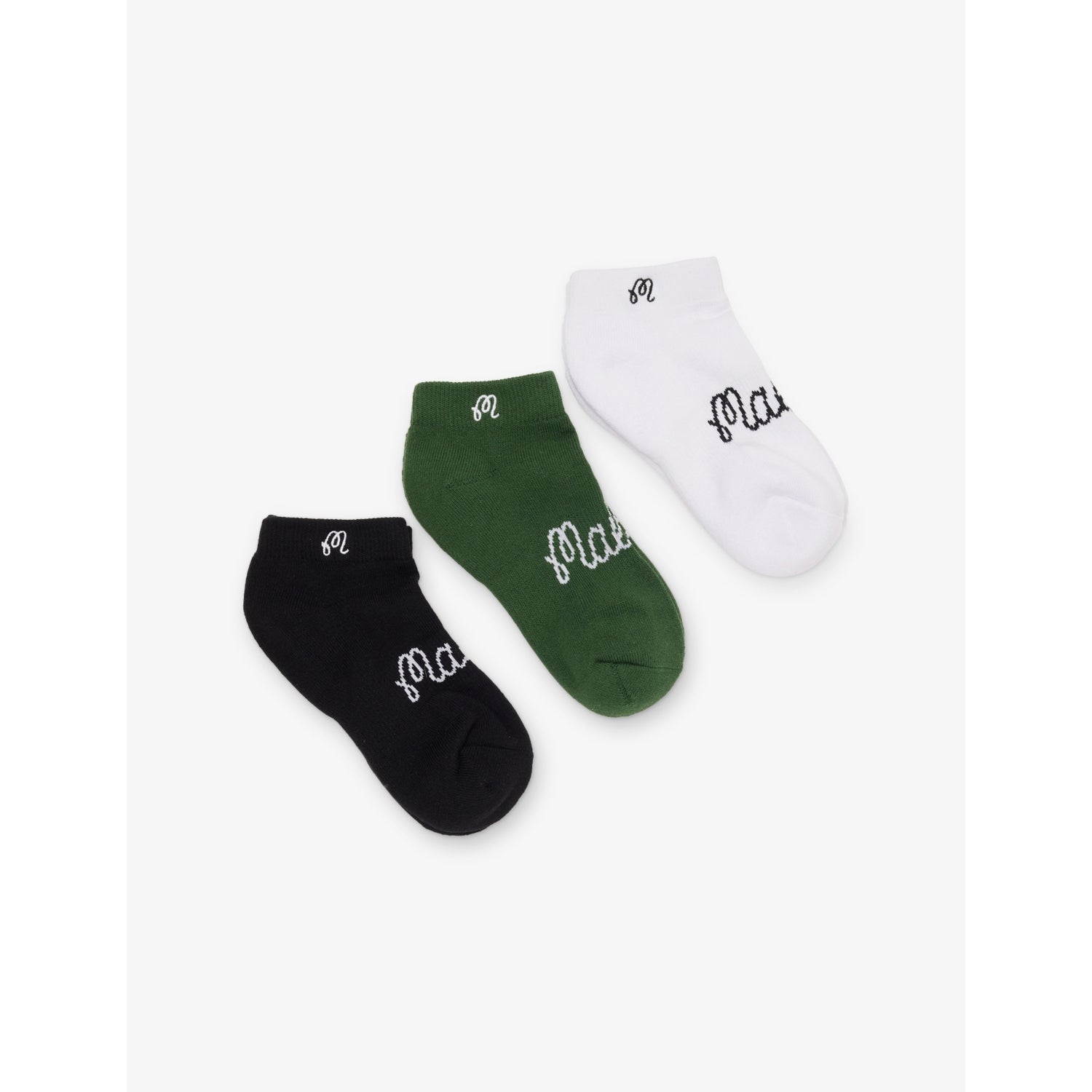 Malbon low-rise cotton socks set (British brand)