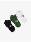 Malbon low-rise cotton socks set (British brand)