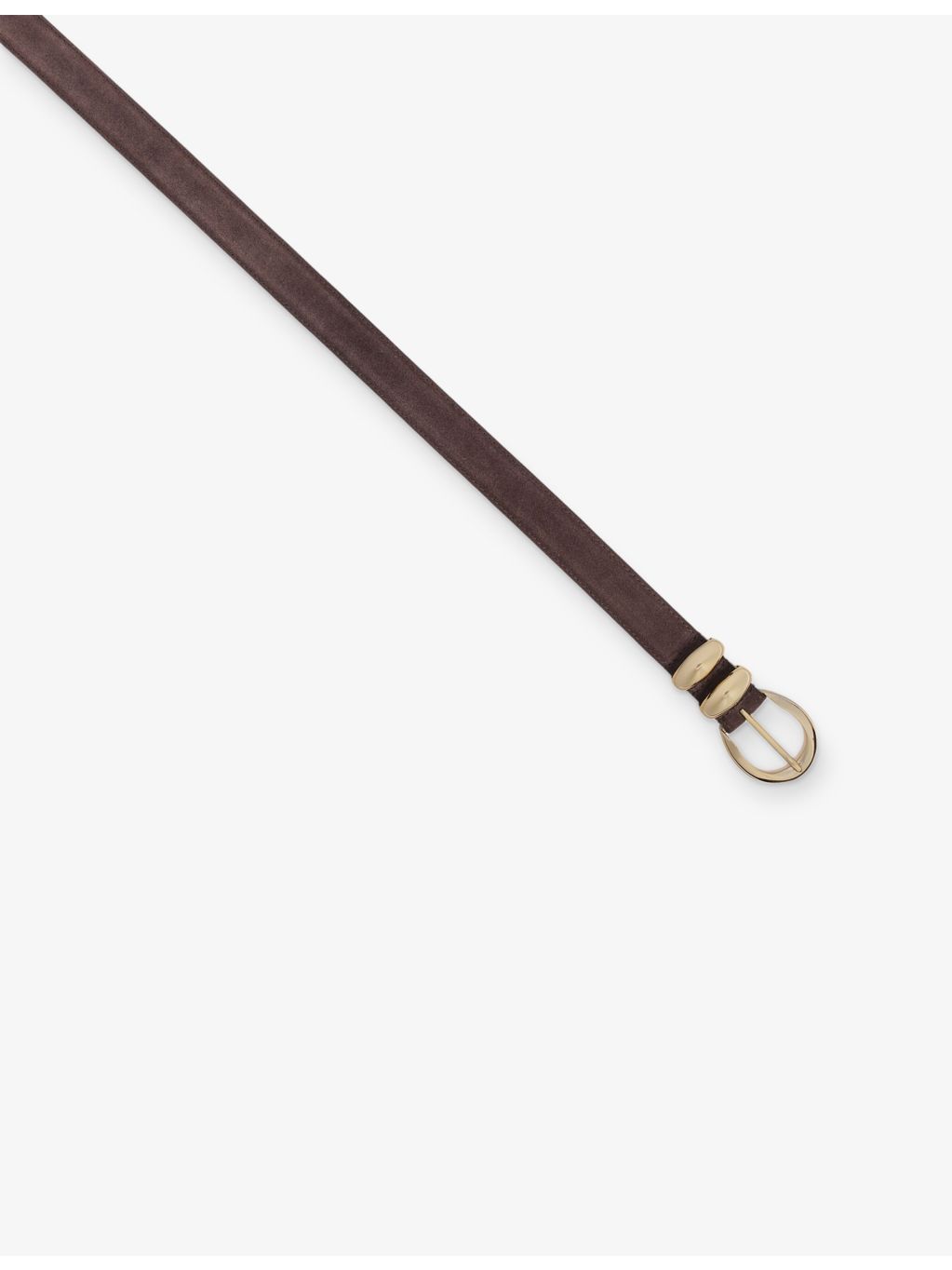 Sandro round buckle suede belt, imported from the UK