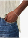 Commonlines sterling silver box chain bracelet 17cm - British product