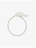 Commonlines sterling silver box chain bracelet 17cm - British product