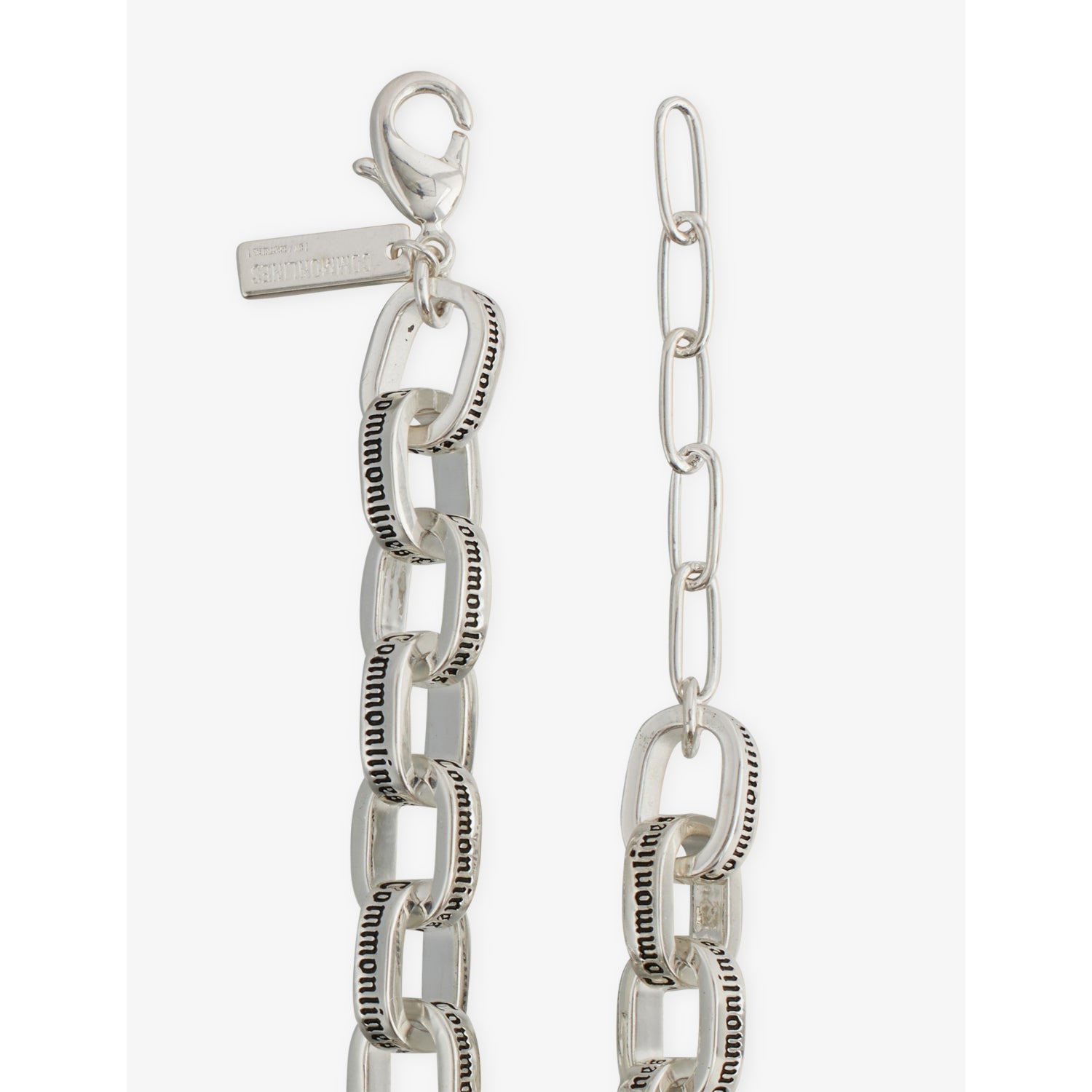 Outlaw sterling silver link bracelet with lobster clasp (British brand)