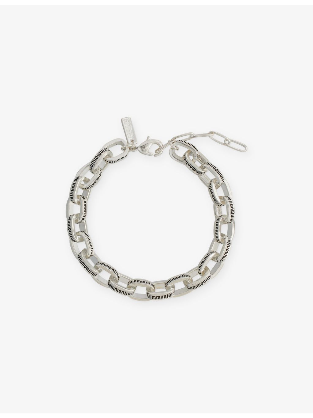 Outlaw sterling silver link bracelet with lobster clasp (British brand)