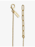 St Michael 18ct gold plated sterling-silver necklace 27cm, UK version