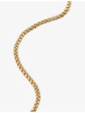 Commonlines 18ct gold-plated sterling silver bracelet 17cm (British brand)