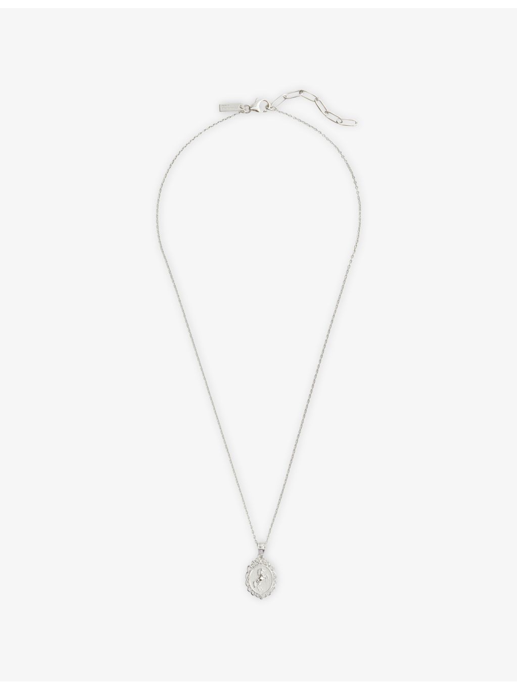 Stallion sterling silver pendant necklace 2cm charm - (British brand)