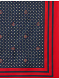 Claudie Pierlot silk scarf polka-dot print 65cm square, (British brand)