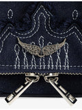Zadig&Voltaire Rock Mini denim shoulder bag, UK version