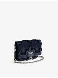 Zadig&Voltaire Rock Mini denim shoulder bag, UK version