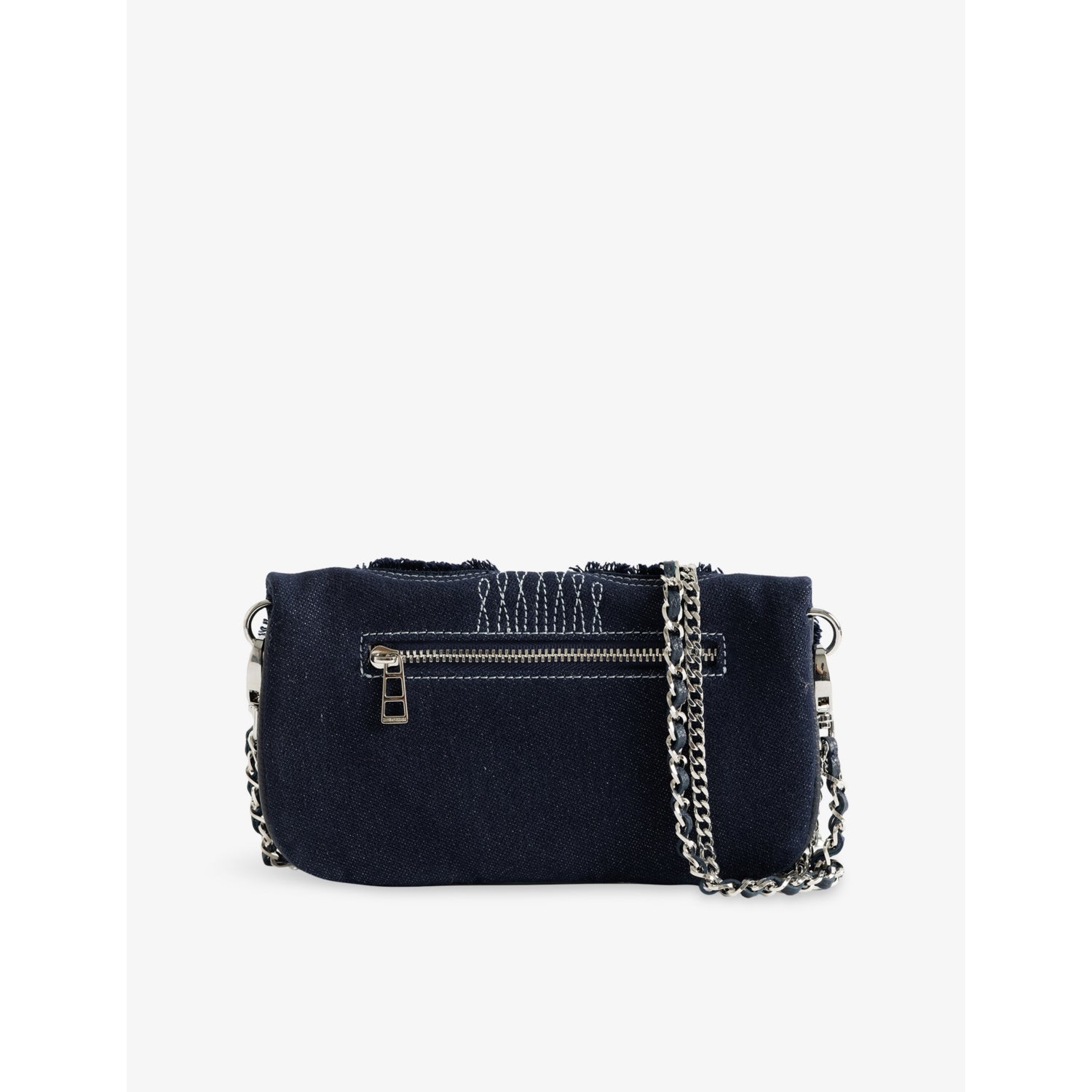 Zadig&Voltaire Rock Mini denim shoulder bag, UK version