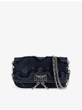 Zadig&Voltaire Rock Mini denim shoulder bag, UK version