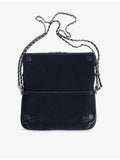 Zadig Voltaire Rocky II denim cross-body bag, imported from the UK