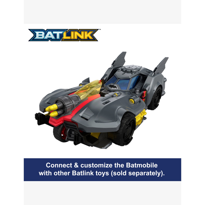 Batlink Batmobile vehicle toy with Bat Drone and 5 discs (British brand)