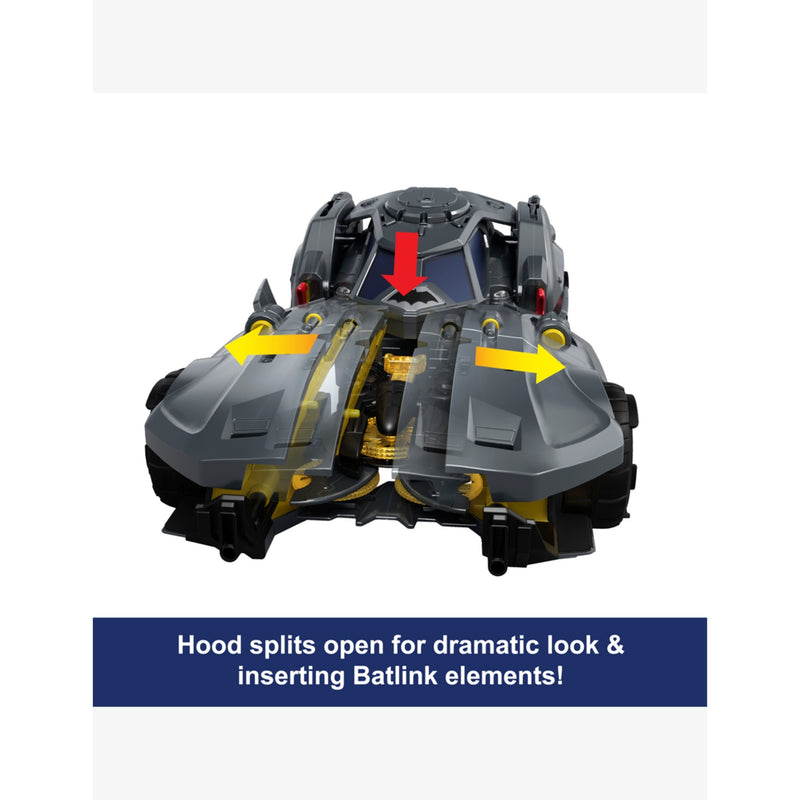 Batlink Batmobile vehicle toy with Bat Drone and 5 discs (British brand)