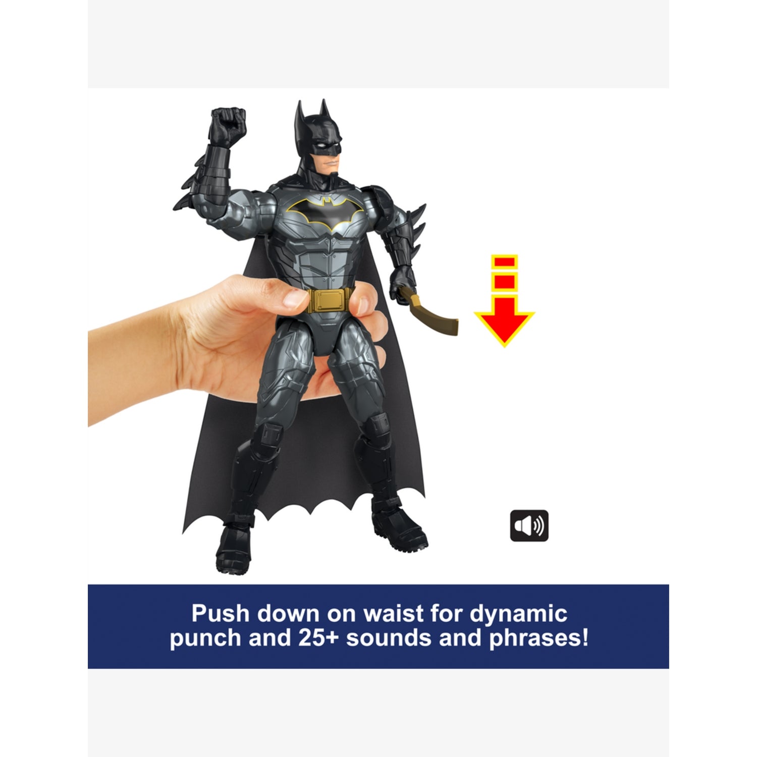 Batman action figure 30cm with 16 articulated joints - British product