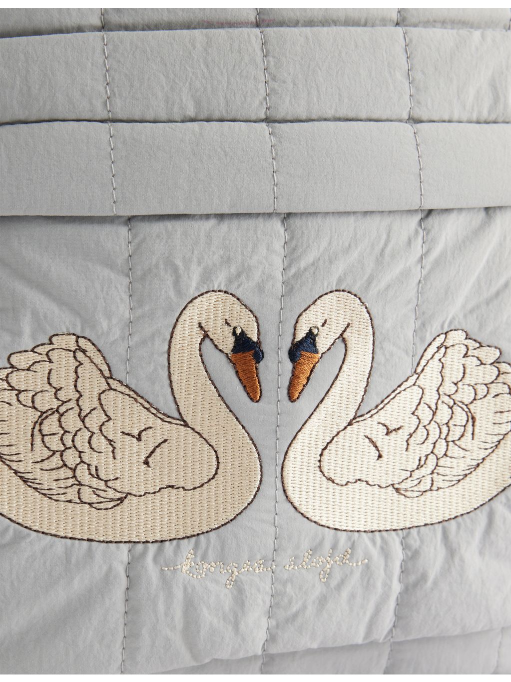 Konges Sløjd Juno embroidered woven backpack 34cm, imported from the UK