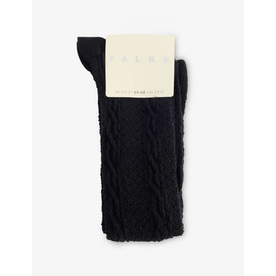 selfridges FALKE Declivity Knee-High Wool-Blend Socks- Buy online at McGrocer