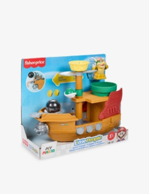Little People Super Mario Bowser's Airship playset 33cm, imported from the UK