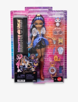 Monster High Robecca Steam doll with owl pet 28.5cm - British product